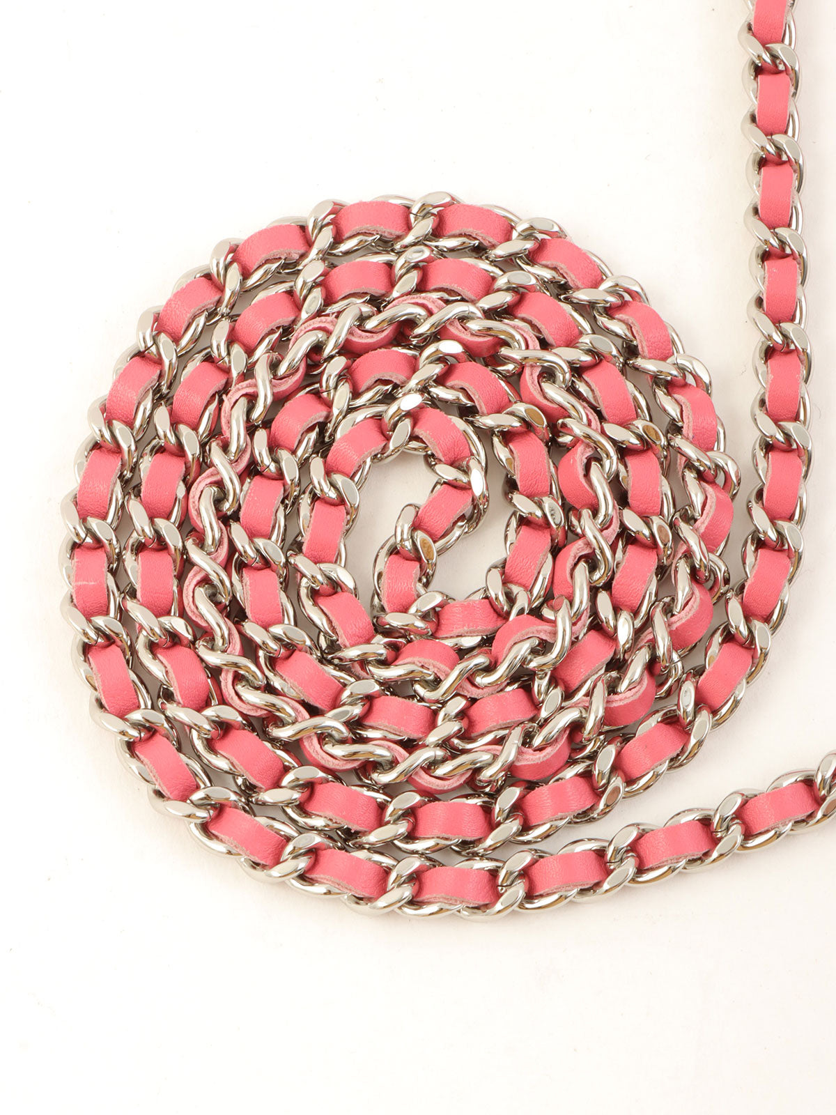 2014年頃製 CCマークステッチチェーンウォレット ピンク