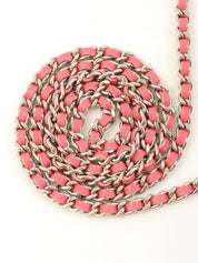 2014年頃製 CCマークステッチチェーンウォレット ピンク