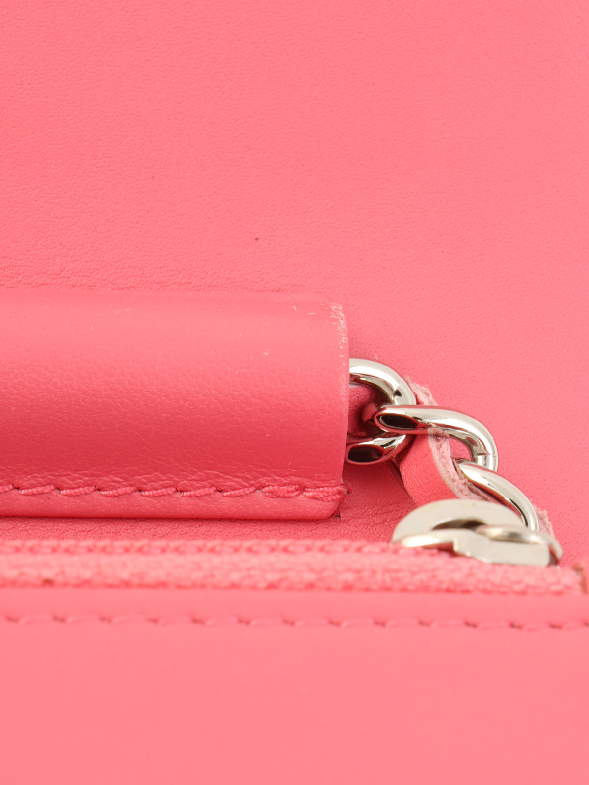 2014年頃製 CCマークステッチチェーンウォレット ピンク