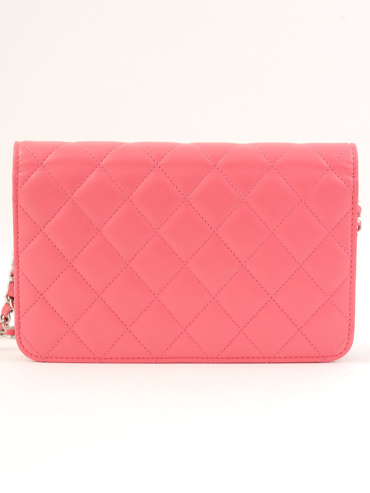 2014年頃製 CCマークステッチチェーンウォレット ピンク