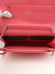 2014年頃製 CCマークステッチチェーンウォレット ピンク