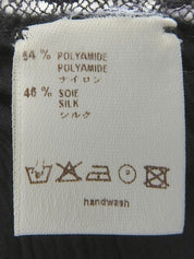 ロゴレースデザインキャミソール ブラック #36