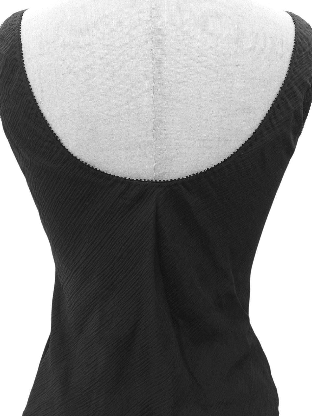 ロゴレースデザインキャミソール ブラック #36