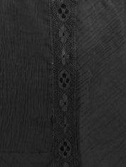 ロゴレースデザインキャミソール ブラック #36