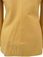 レザーロゴボタンジャケット キャメル #36