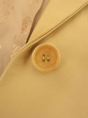 レザーロゴボタンジャケット キャメル #36