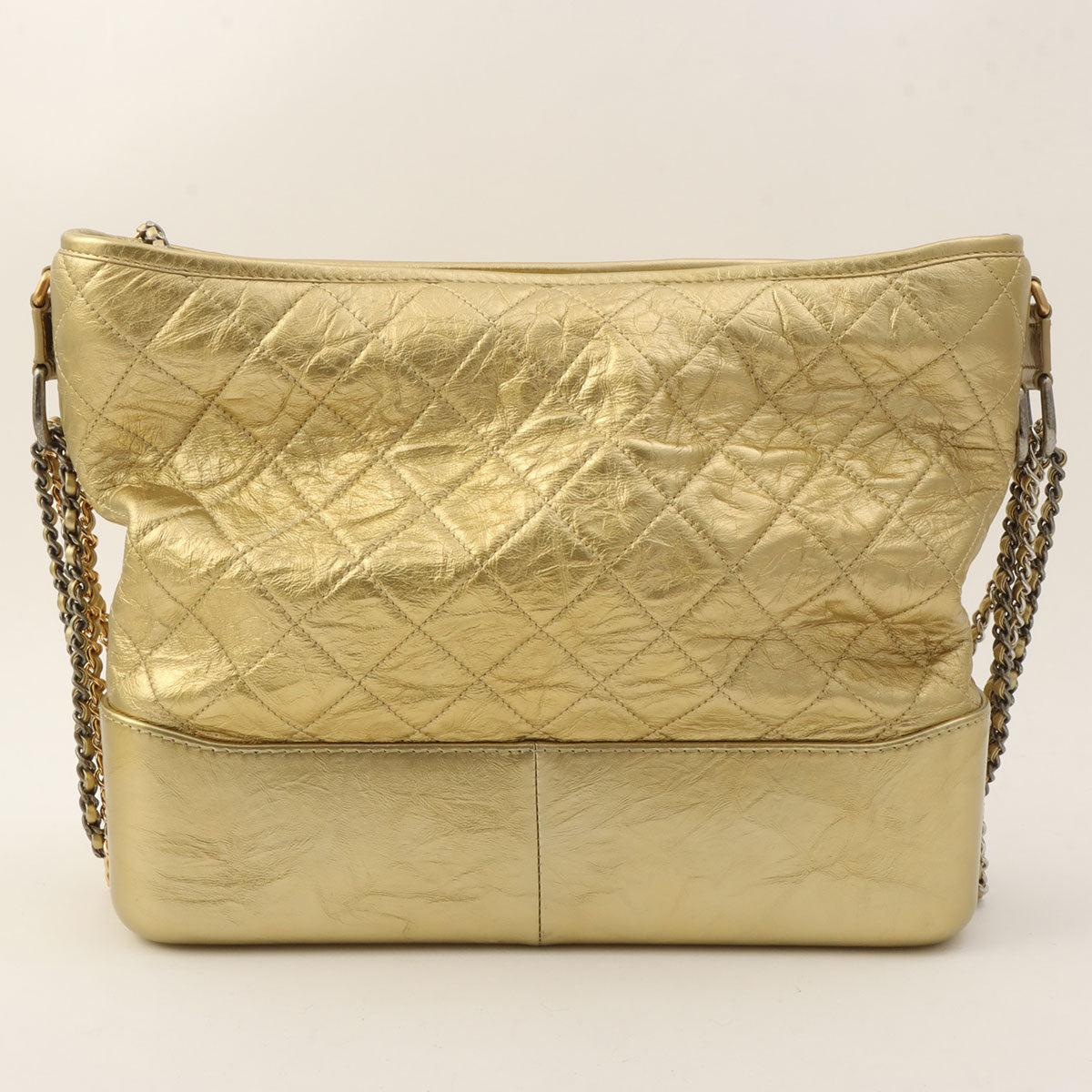 Around 2016 Made Gabrielle de Chanel Chain Shoulder Bag Gold