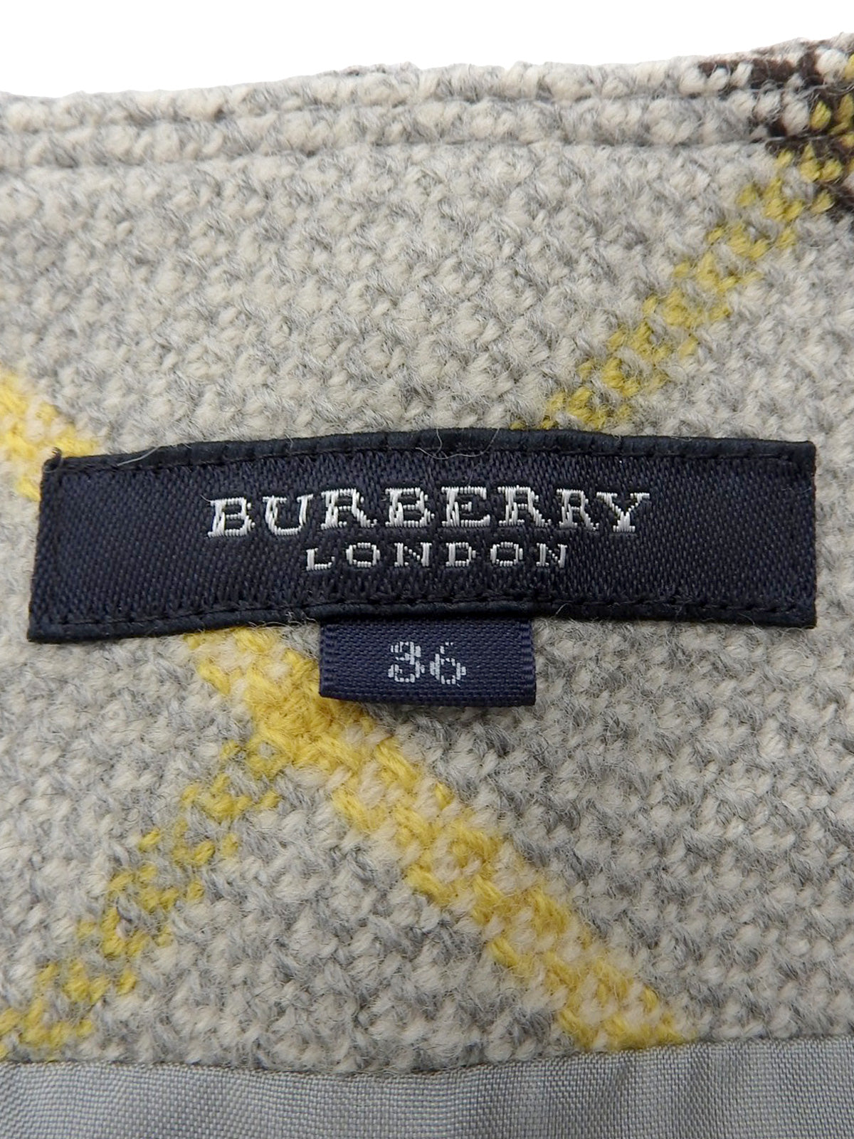 ノバチェックパターンスカート グレー#36