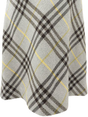 ノバチェックパターンスカート グレー#36