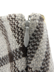 ノバチェックパターンスカート グレー#36