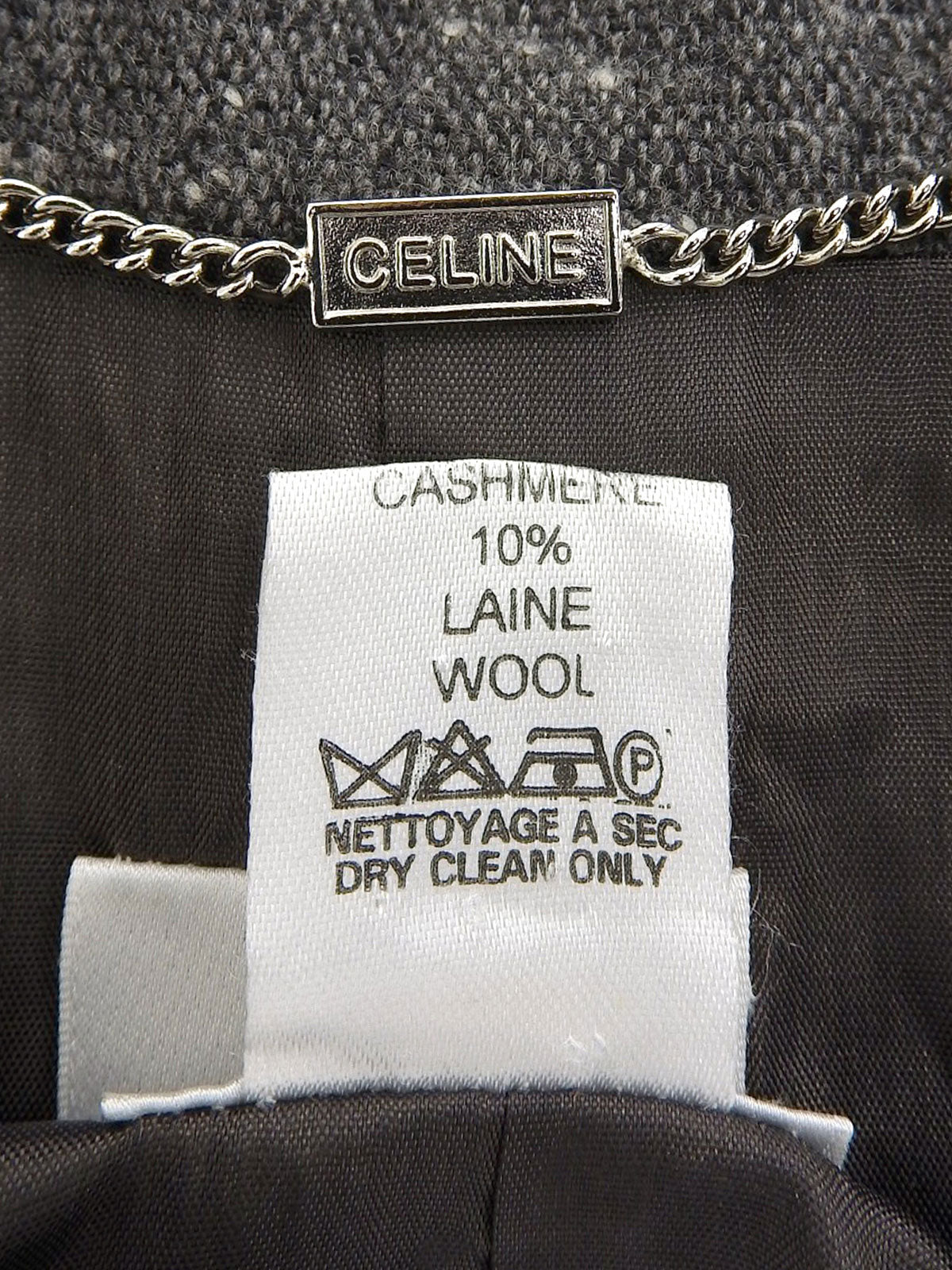 カシミアジャケット グレー #36