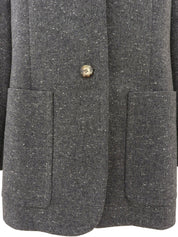 カシミアジャケット グレー #36