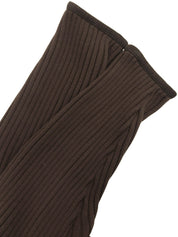 ムートンガンチーニボタンコート ダークブラウン#40