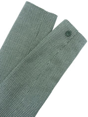 Wool houndstooth pattern jacket, green/ivory, size M