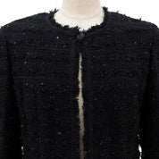 2005 Sequin CC Mark Button Jacket #36 Black