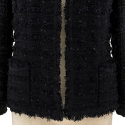 2005 Sequin CC Mark Button Jacket #36 Black