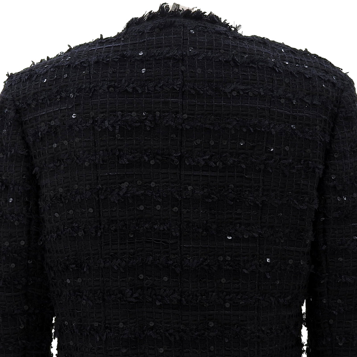 2005 Sequin CC Mark Button Jacket #36 Black