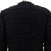 2005 Sequin CC Mark Button Jacket #36 Black