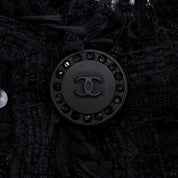 2005 Sequin CC Mark Button Jacket #36 Black