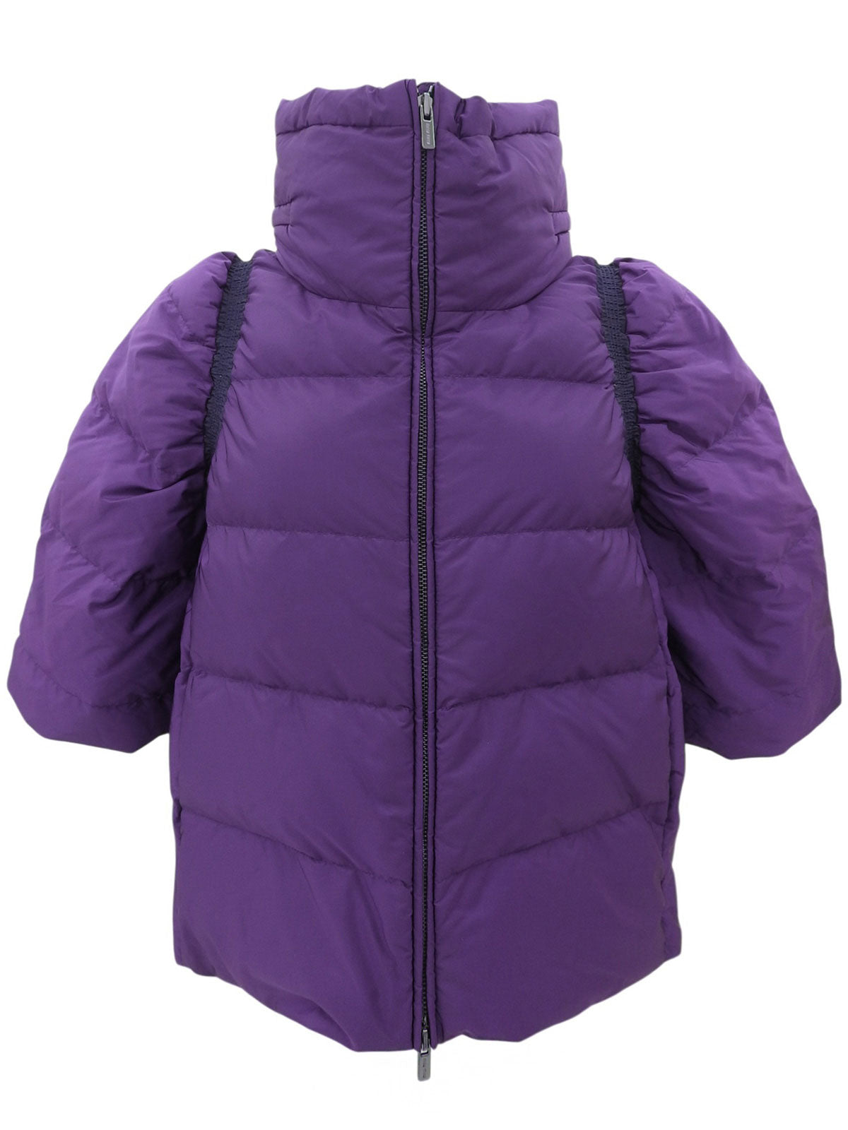 ハーフスリーブダウンジャケット パープル #40