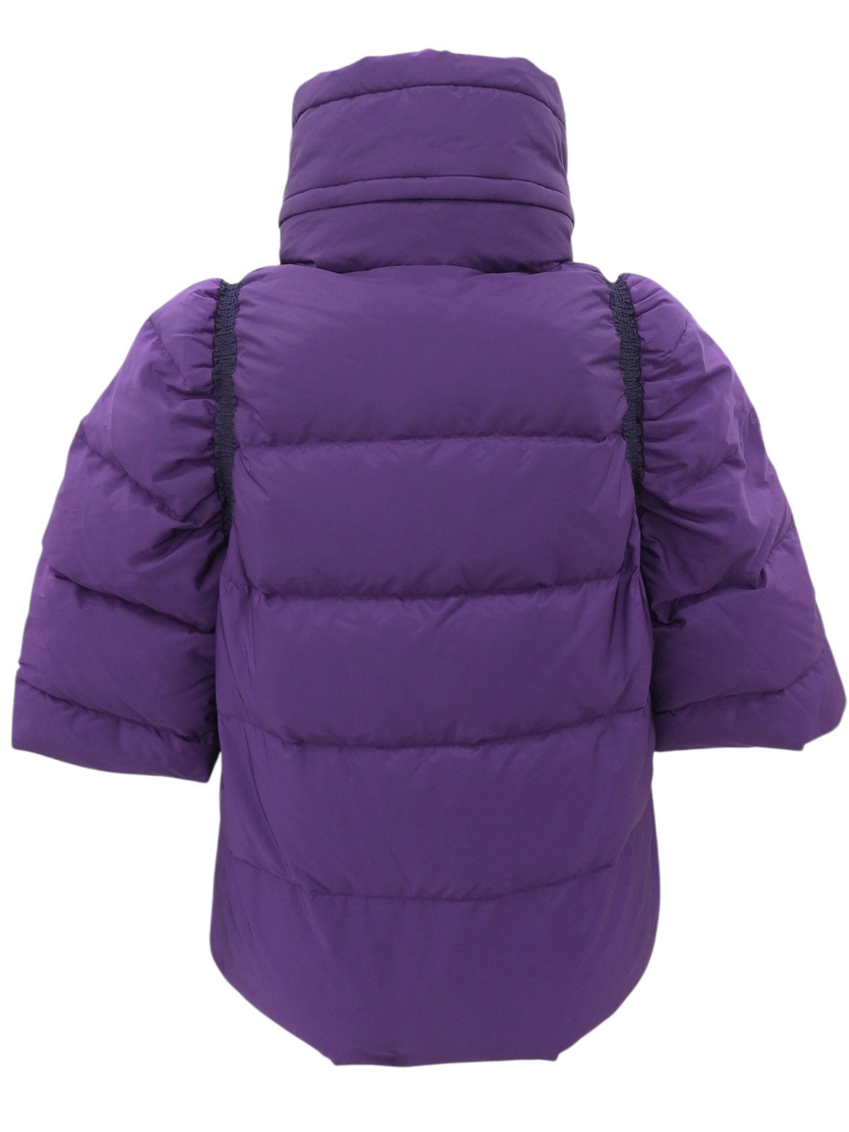 ハーフスリーブダウンジャケット パープル #40