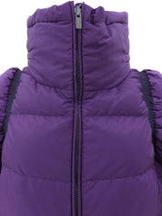 ハーフスリーブダウンジャケット パープル #40