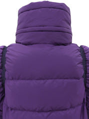 ハーフスリーブダウンジャケット パープル #40