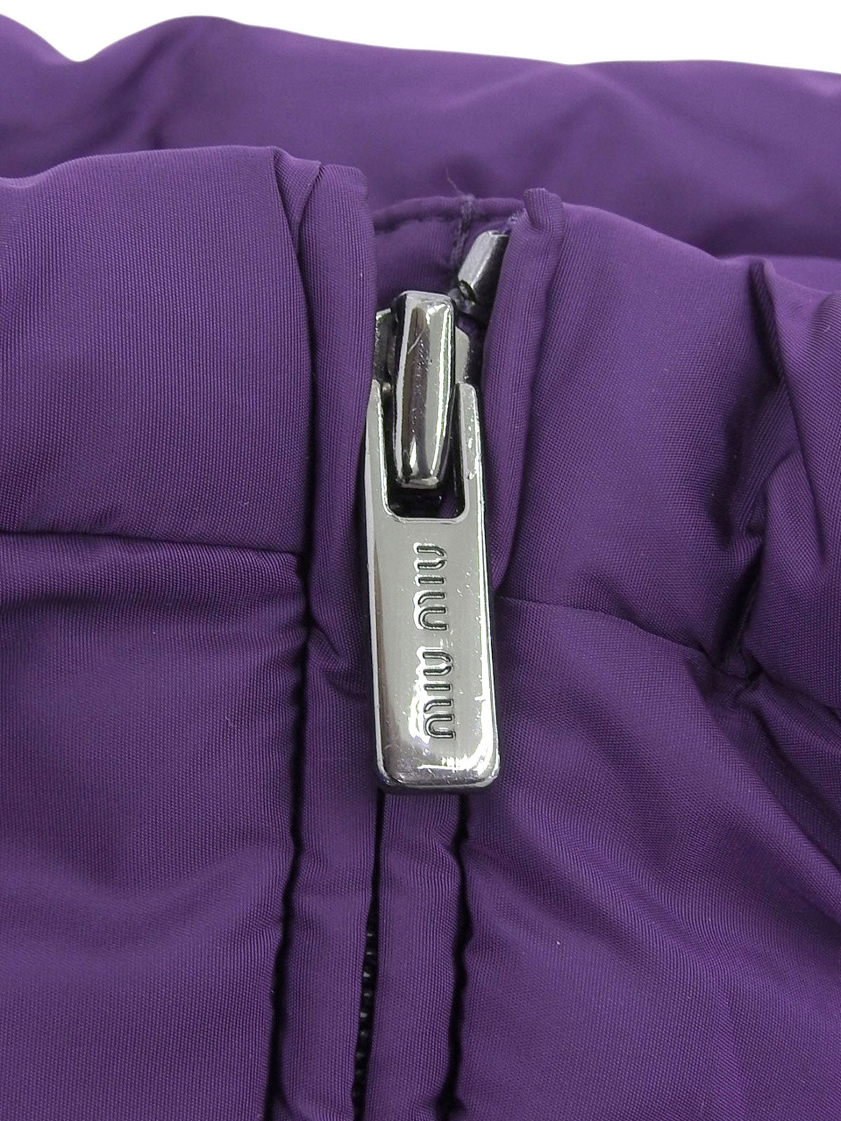 ハーフスリーブダウンジャケット パープル #40