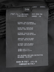 フリルナイロンジャケット #38 ブラック