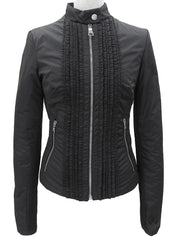 フリルナイロンジャケット ブラック #38