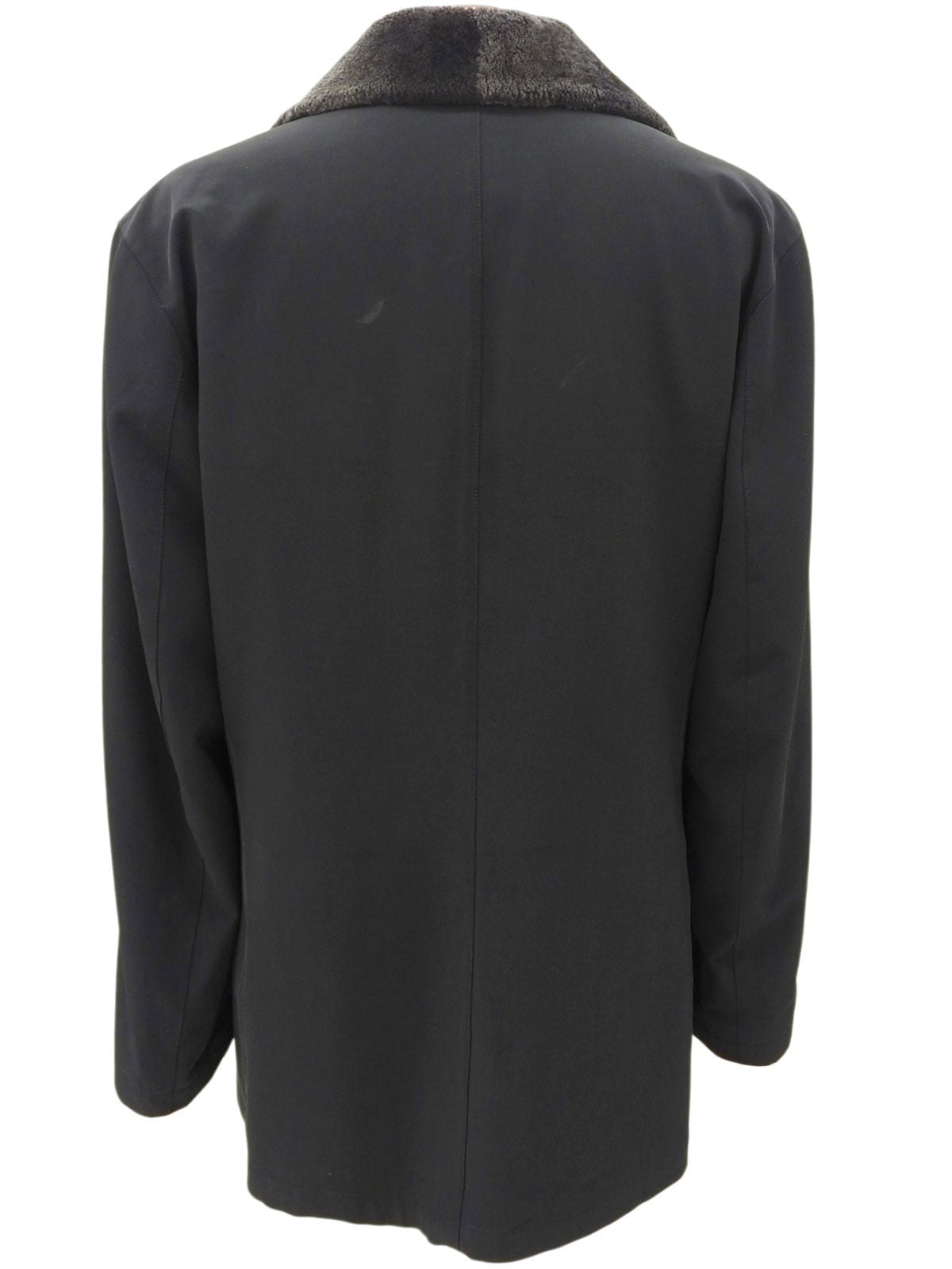Boa Lining Logo Button Jacket #50 Black
