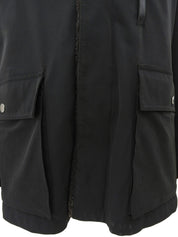 ボアライニングロゴボタジャケット ブラック