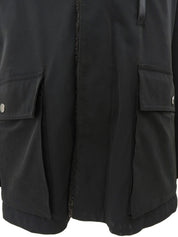 Boa Lining Logo Button Jacket #50 Black