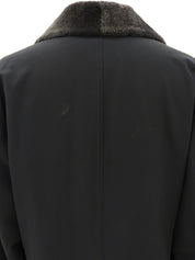 ボアライニングロゴボタジャケット ブラック