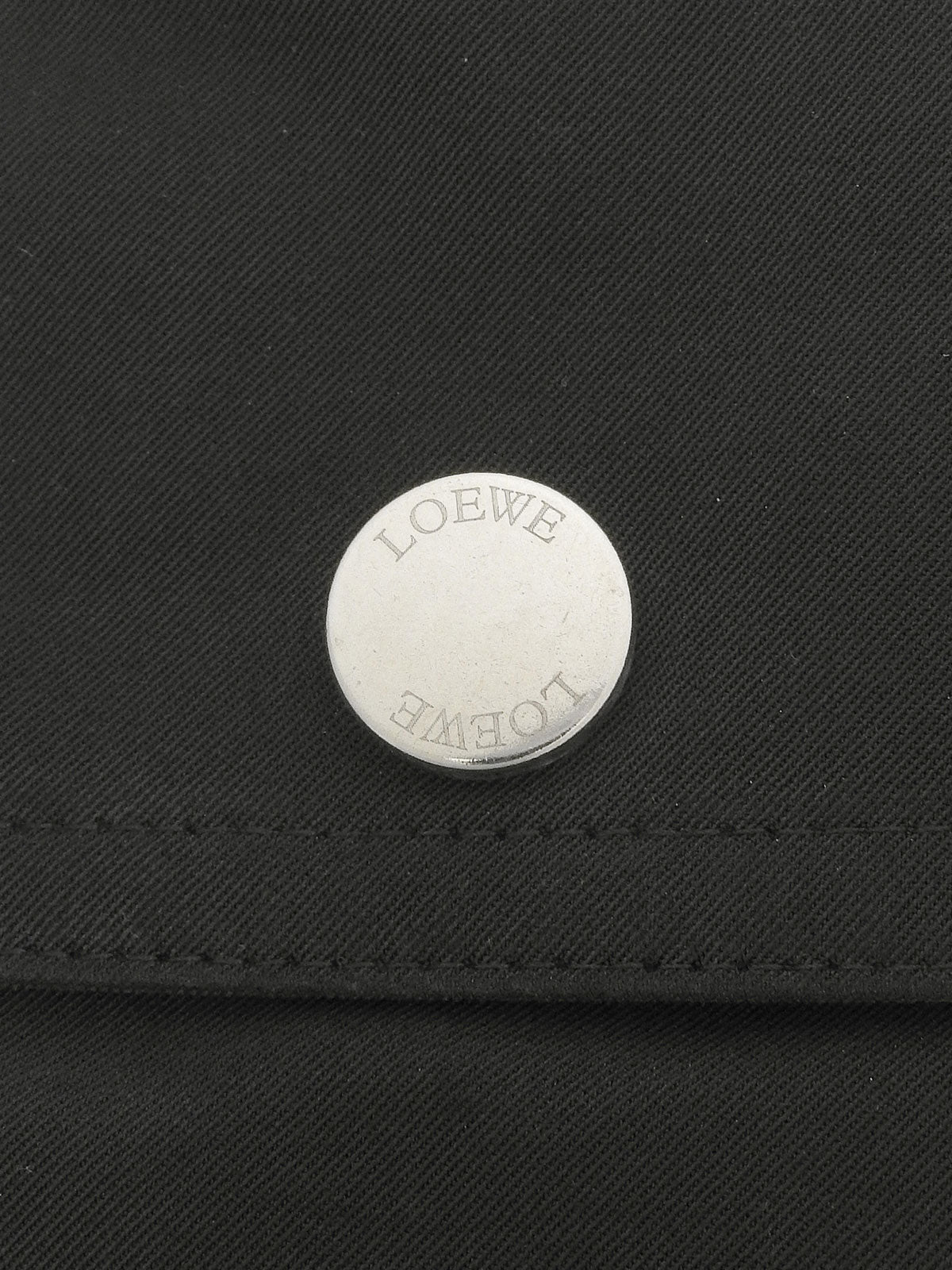 Boa Lining Logo Button Jacket #50 Black