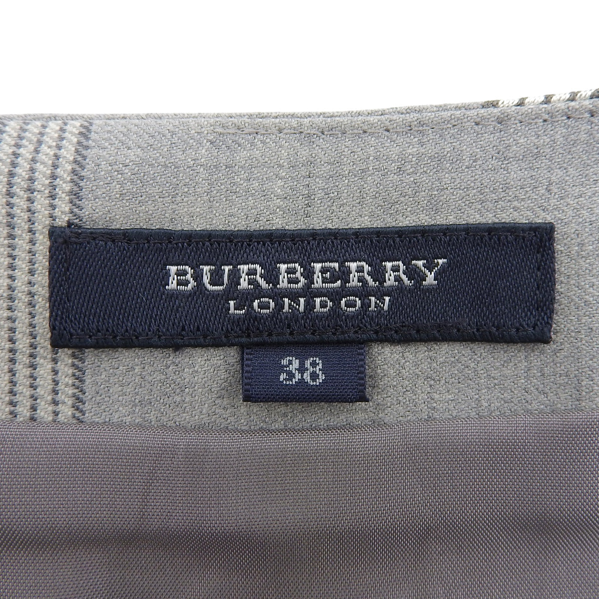Check Pattern Pleated Skirt #38 Gray