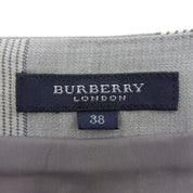 Check Pattern Pleated Skirt #38 Gray