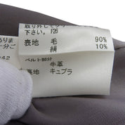 Check Pattern Pleated Skirt #38 Gray