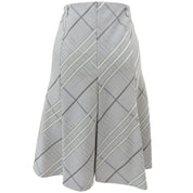 Check Pattern Pleated Skirt #38 Gray
