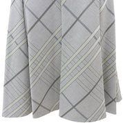 Check Pattern Pleated Skirt #38 Gray