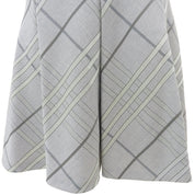 Check Pattern Pleated Skirt #38 Gray