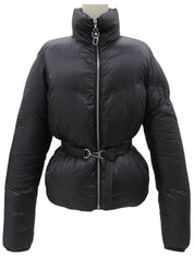 Logo West Belt Down Jacket #36 Black