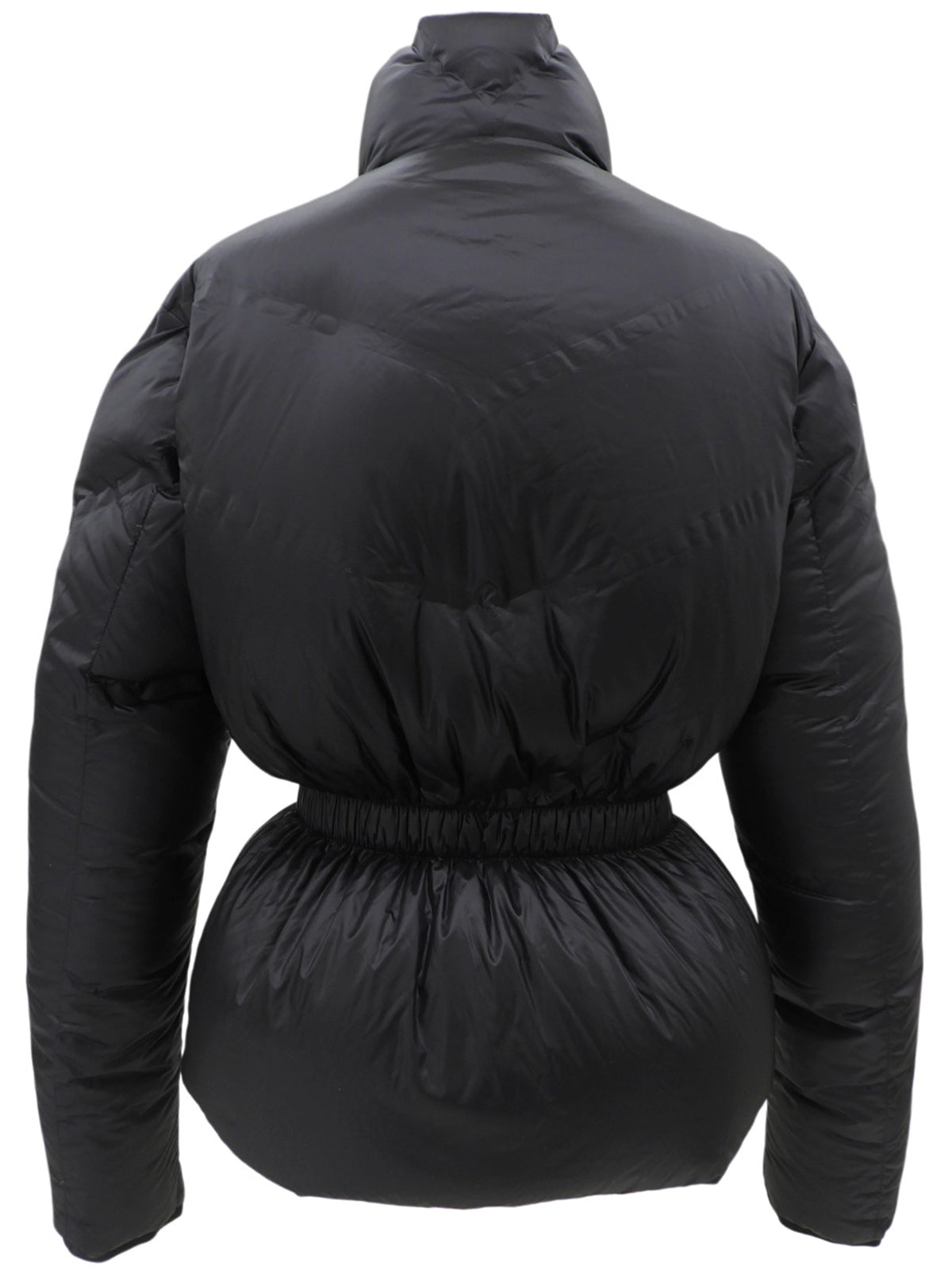 Logo West Belt Down Jacket #36 Black