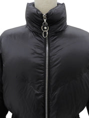 Logo West Belt Down Jacket #36 Black