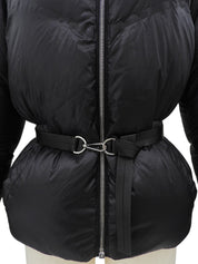ロゴウエストベルトダウンジャケット #36 ブラック