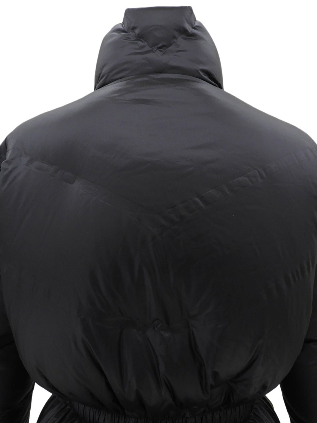Logo West Belt Down Jacket #36 Black