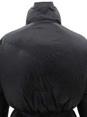 Logo West Belt Down Jacket #36 Black
