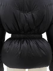 ロゴウエストベルトダウンジャケット #36 ブラック