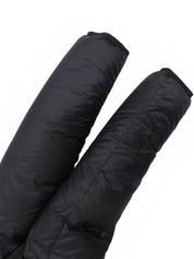 Logo West Belt Down Jacket #36 Black