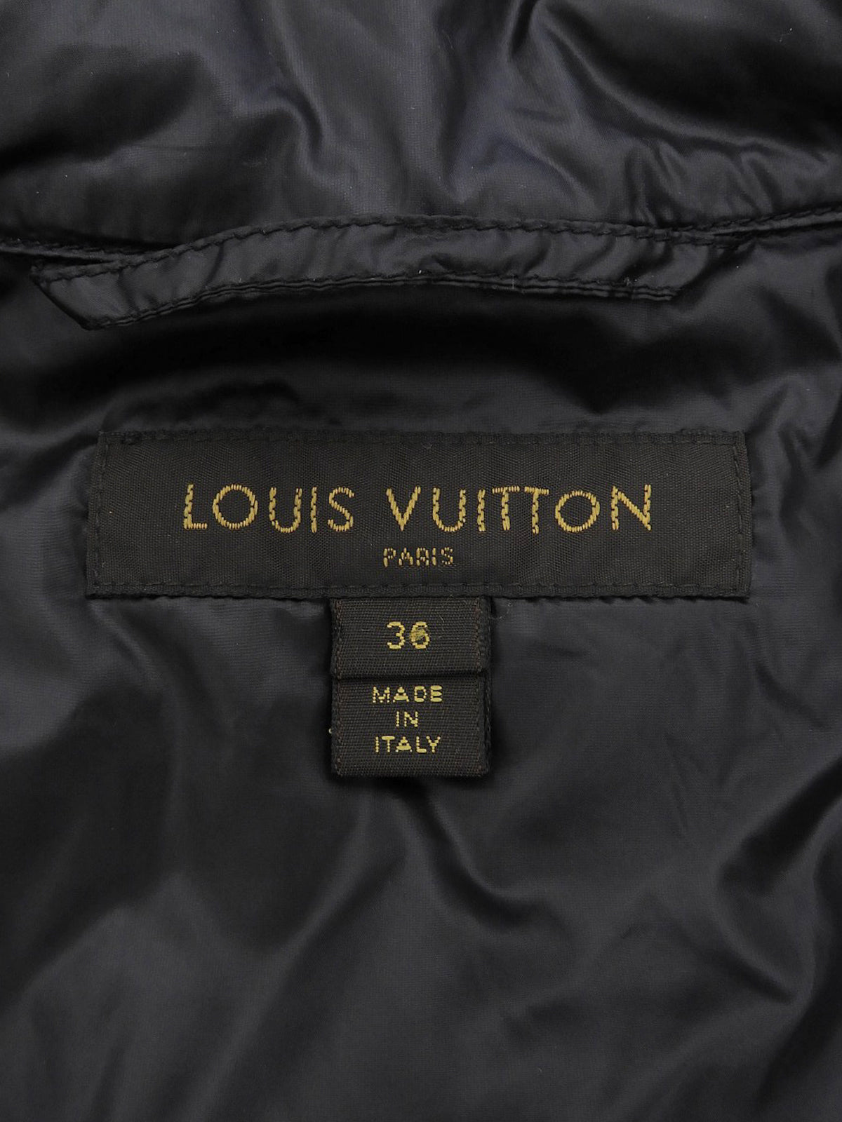 ロゴウエストベルトダウンジャケット #36 ブラック